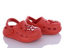 Кроксы Soylu W823 червоний в магазине Фонтан Обуви