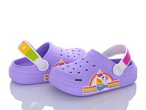 Кроксы Soylu K008 purple в магазине Фонтан Обуви