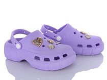 Кроксы Soylu W326 фіолетовий в магазине Фонтан Обуви