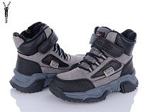 Ботинки Цветик HB398 grey-black в магазине Фонтан Обуви