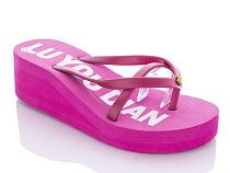 Шлепанцы Miss Ilonna Шлепки N69 розовый в магазине Фонтан Обуви
