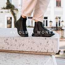 Ботинки Violeta 166-31 black-black в магазине Фонтан Обуви