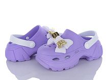 Кроксы Soylu W325 фіолетовий в магазине Фонтан Обуви