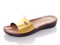 Шлепанцы Jumay 09-1 gold в магазине Фонтан Обуви