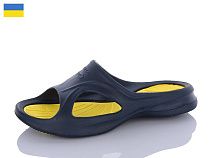 Шлепанцы M&L Alex13 Спорт 3 синій-жовтий в магазине Фонтан Обуви