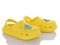 Кроксы Soylu W009 yellow в магазине Фонтан Обуви