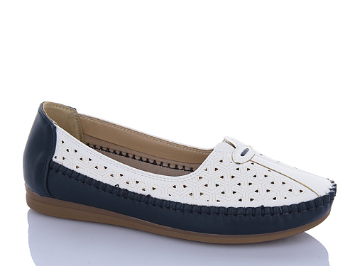 Туфли Leguzaza 912 white-blue в магазине Фонтан Обуви
