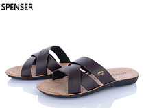 Шлепанцы Spencer 3310 коричневий в магазине Фонтан Обуви