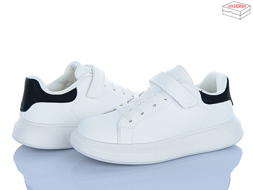 Кроссовки Apawwa LC1192-1 white-black в магазине Фонтан Обуви