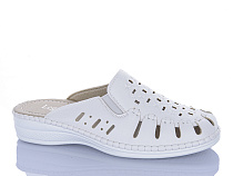 Шлепанцы Leguzaza 501-3 white батал в магазине Фонтан Обуви