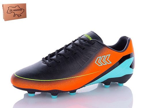 Спорт Restime DMO23027-2 black-orange в магазине Фонтан Обуви