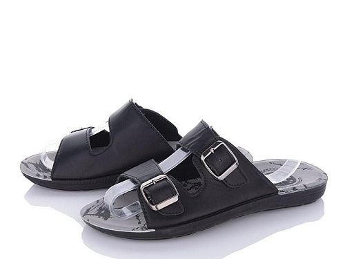 Шлепанцы Oskar 24-Ш5509E black в магазине Фонтан Обуви