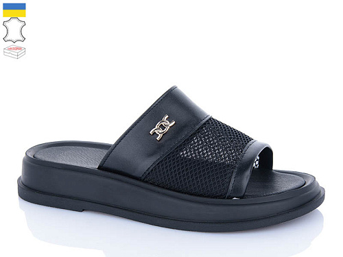 Шлепанцы Sali 230 чорний к чор-п. в магазине Фонтан Обуви