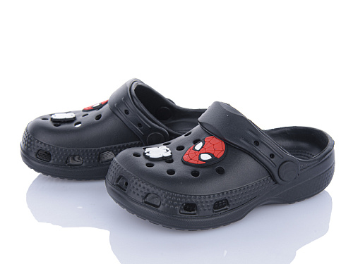 Кроксы Babyshop 606 black в магазине Фонтан Обуви