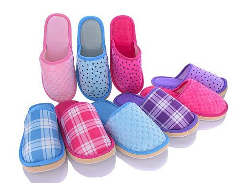 Тапочки Viktoria N36-3 mix в магазине Фонтан Обуви