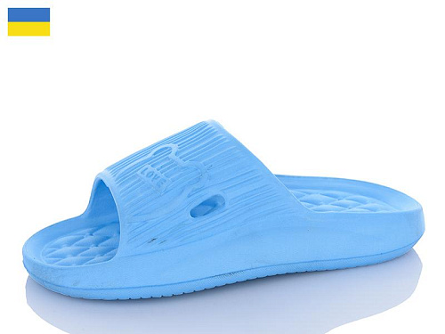 Шлепанцы Alex 77-11 блакитний в магазине Фонтан Обуви