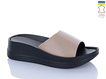 Шлепанцы Sali 500-25 капучино чор-п. в магазине Фонтан Обуви