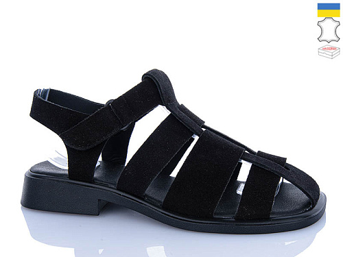 Босоножки Sali 267 чорний з чор-п. в магазине Фонтан Обуви