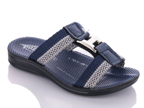 Шлепанцы Gurkem K26-H blue-grey (24-29) в магазине Фонтан Обуви
