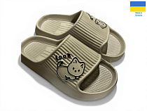 Шлепанцы Rai Shoes 104 бежевий в магазине Фонтан Обуви