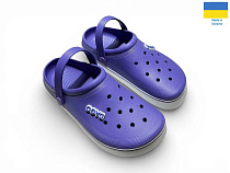 Кроксы Rai Shoes 419 вістерія в магазине Фонтан Обуви