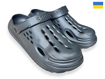 Кроксы Rai Shoes 026 сірий в магазине Фонтан Обуви