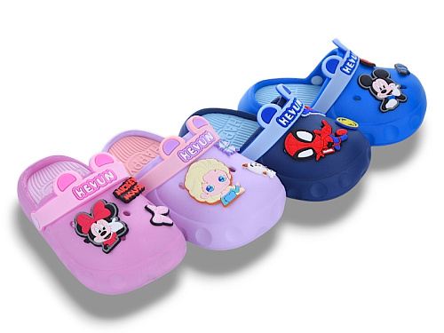 Кроксы Babyshop 888B mix в магазине Фонтан Обуви