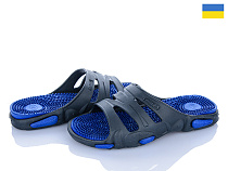 Шлепанцы Golden Lion N16 чорний-синій в магазине Фонтан Обуви