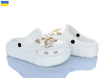 Кроксы Roks 152-2-9 білий в магазине Фонтан Обуви