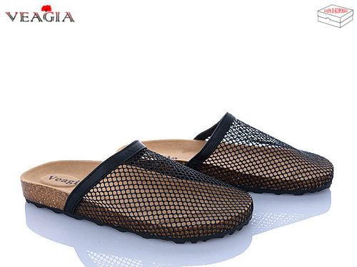 Шлепанцы Veagia-Ada N13 black в магазине Фонтан Обуви