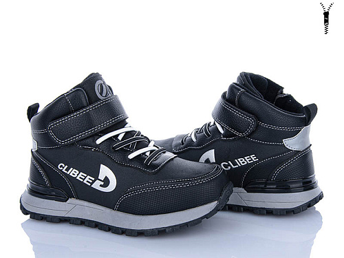 Ботинки Clibee-Shosho H301A black-grey в магазине Фонтан Обуви