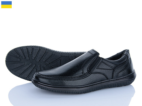 Туфли Kindzer Kluchkovskyy T11 чорний в магазине Фонтан Обуви