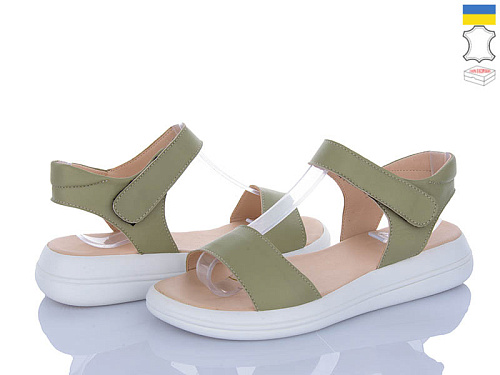 Босоножки Viscala 23201-0189 шк.хакі-білий в магазине Фонтан Обуви