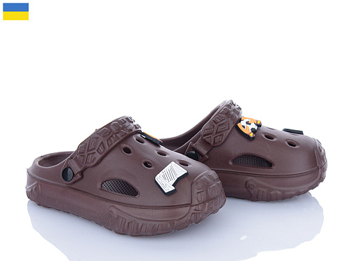 Кроксы Roks 1003 шоколад в магазине Фонтан Обуви