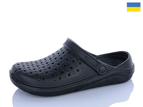 Кроксы Sanlin2 025 чорний в магазине Фонтан Обуви