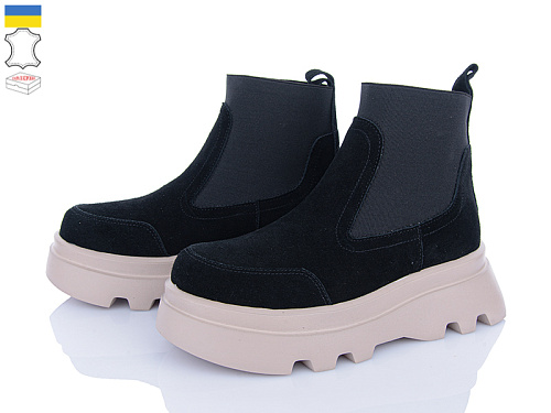 Ботинки Viscala 27927 чор-бежевий з в магазине Фонтан Обуви