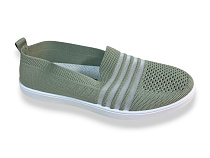 Слипоны Rai Shoes F07-021 хакі в магазине Фонтан Обуви