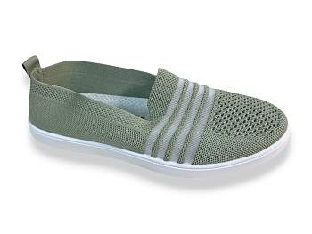 Слипоны Rai Shoes F07-021 хакі в магазине Фонтан Обуви