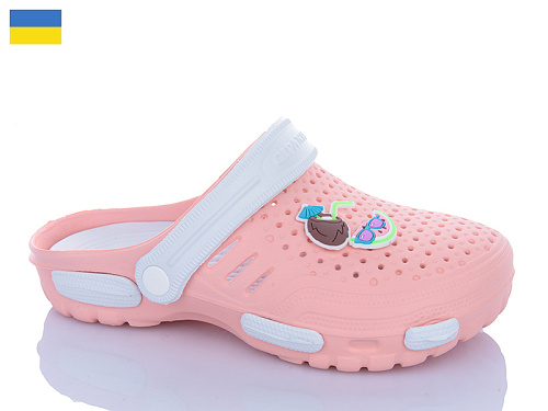 Кроксы Inblu CD48 персик-білий в магазине Фонтан Обуви