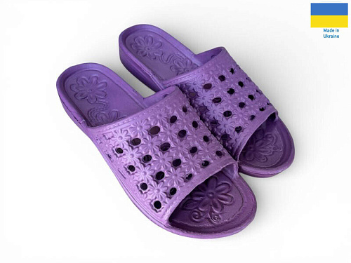 Шлепанцы Rai Shoes С19 бордовий в магазине Фонтан Обуви