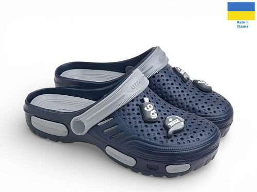 Кроксы Rai Shoes СД48 синій в магазине Фонтан Обуви