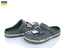 Кроксы Golden Lion 329 хакі в магазине Фонтан Обуви