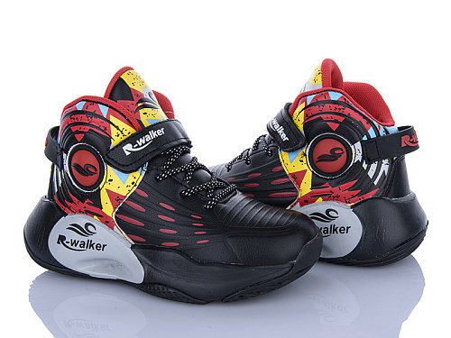 Кроссовки Clibee-Shosho 2205 black-red в магазине Фонтан Обуви