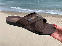 Шлепанцы Gurkem TRK2026-1 коричневий в магазине Фонтан Обуви