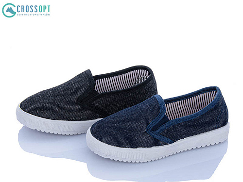 Слипоны Crossopt MJ18-641429 mix в магазине Фонтан Обуви