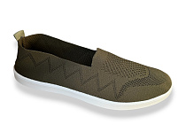 Слипоны Rai Shoes F08-004 хакі в магазине Фонтан Обуви