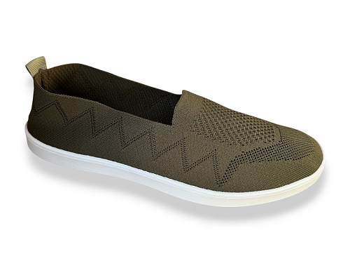 Слипоны Rai Shoes F08-004 хакі в магазине Фонтан Обуви