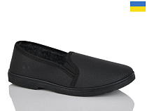 Слипоны Demur G147 чорний в магазине Фонтан Обуви