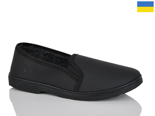Слипоны Demur G147 чорний в магазине Фонтан Обуви