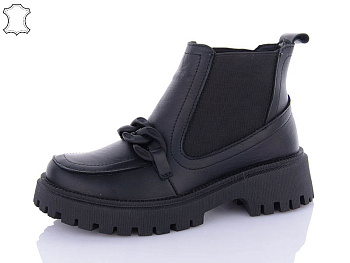 Ботинки Qq Shoes 205 black в магазине Фонтан Обуви